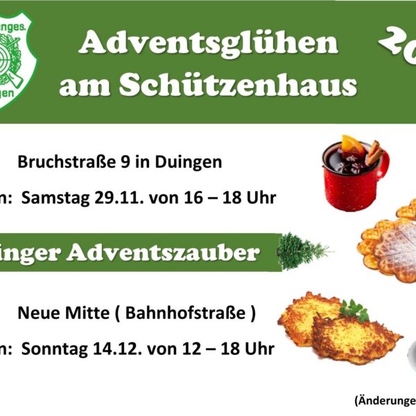 Veranstaltungen in der Adventszeit