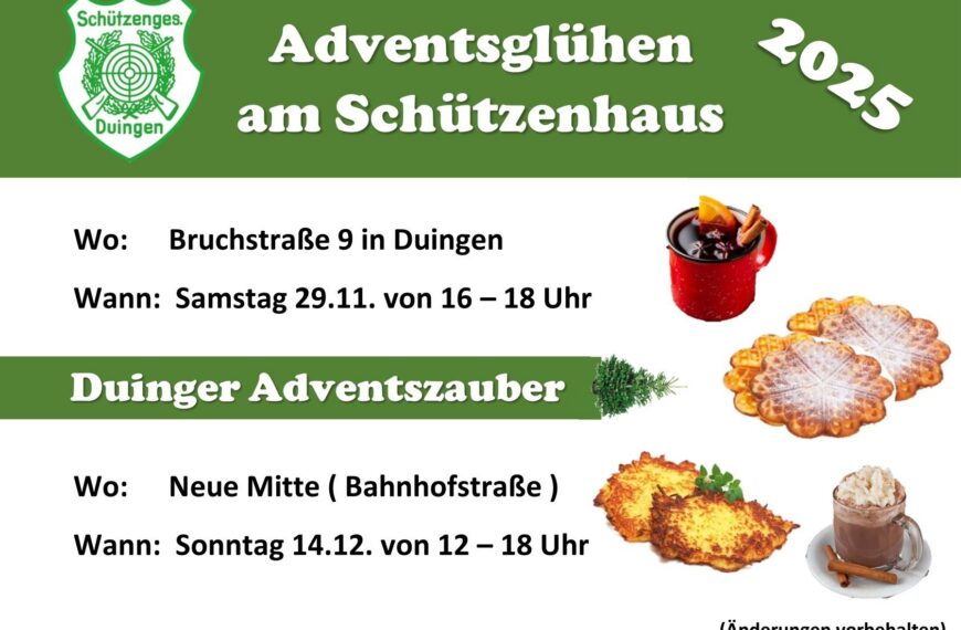 Veranstaltungen in der Adventszeit